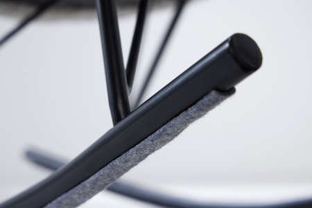 Scaun SCANDINAVIA SWING din tesatura boucle gri [3]