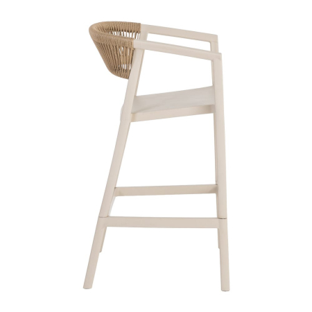 Scaun bar de exterior din polipropilenă  55,80 x 59,80 x 104,50 cm [4]