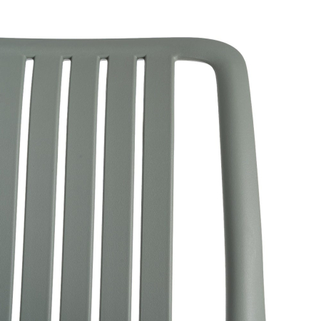 Scaun de exterior verde din polipropilenă 52 x 55 x 100 cm [6]