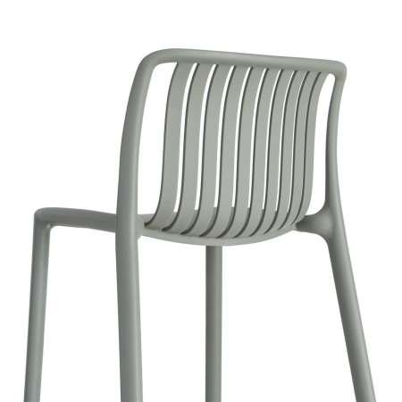 Scaun de exterior verde din polipropilenă 52 x 55 x 100 cm [4]
