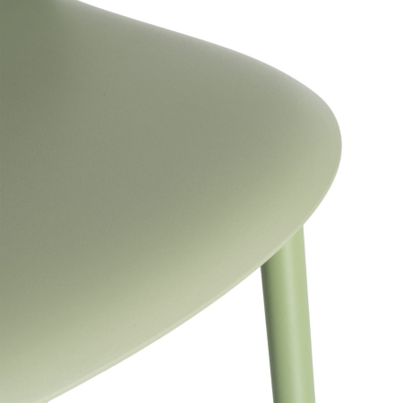 Scaun de exterior verde din metal  51 x 46 x 80 cm [9]