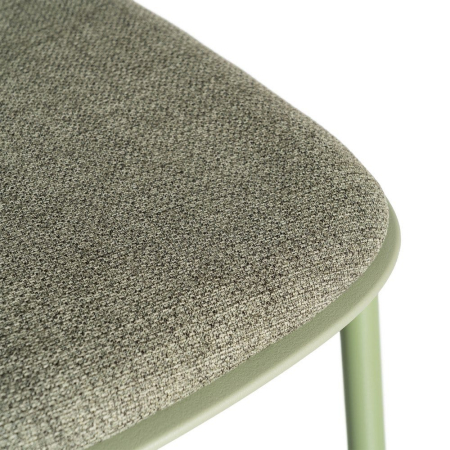 Scaun de exterior verde din metal 46 x 51 x 85 cm [9]