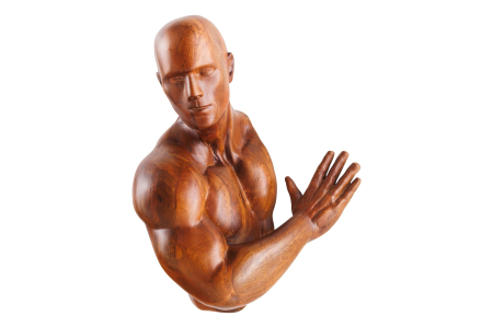 Decorațiuni - Sculptură de perete SOUL 60 cm lemn de mango maro