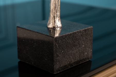 Sculptură Deration FRUNZĂ DE GINKGO 44 cm argint [6]