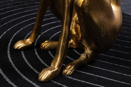 Sculptură GREYHOUND 70 cm aluminiu auriu [8]