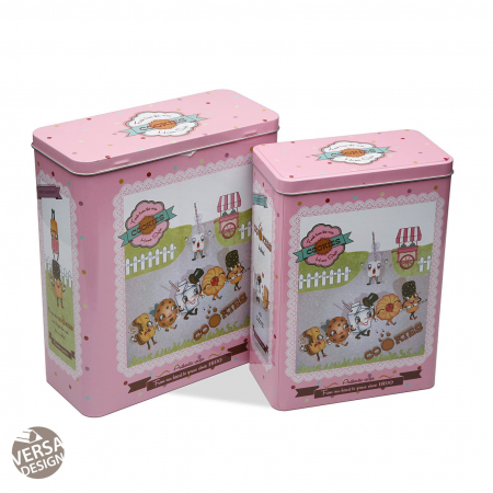 SET 2 CAJAS RECTANG COOKIES