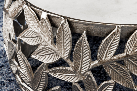 Set 2 masute de cafea ABSTRACT LEAF cu blat din marmura, 54-68 cm [6]