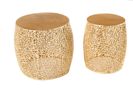 Masute de cafea - Set 2 masute de cafea LEAF, 40 cm