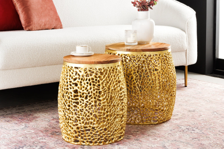 Set 2 masute de cafea LEAF, 40 cm [1]