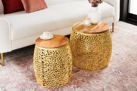 Set 2 masute de cafea LEAF, 40 cm [2]