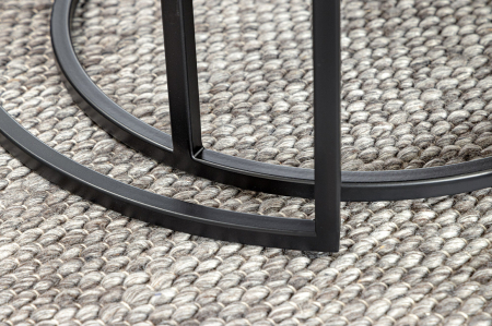 Set 2 masute de cafea MOUNTAIN SOUL cu aspect de marmura, 60/45 cm [6]