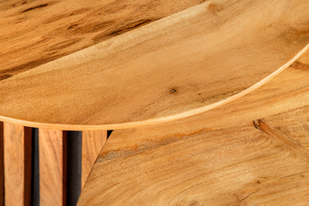 Set 2 masute de cafea VALHALLA din lemn natural de salcam [3]