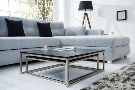 Set 2 masute New Elements cu blat din MDF si picioare din metal [3]