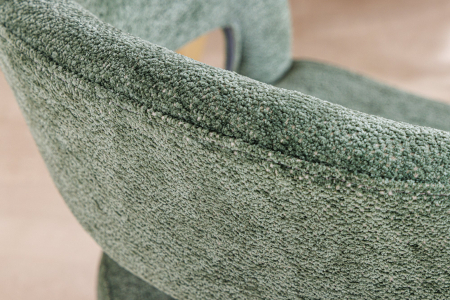 Set 2 scaune BOUTIQUE din material texturat verde [4]