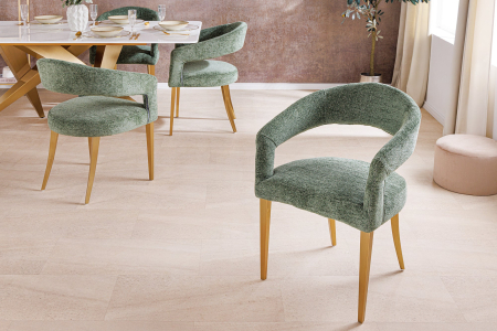 Set 2 scaune BOUTIQUE din material texturat verde [1]