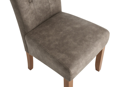 Set 2 scaune CASA din microfibra taupe [7]