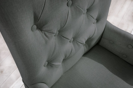 Set 2 scaune Castle cu tapiterie din tesatura structurala si picioare din lemn  [3]