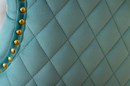 Set 2 scaune CASTLE DELUXE din catifea blue si accesoriu in forma de cap de leu [3]