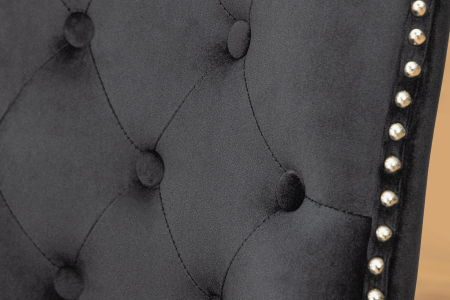 Set 2 scaune CASTLE din catifea neagra [6]