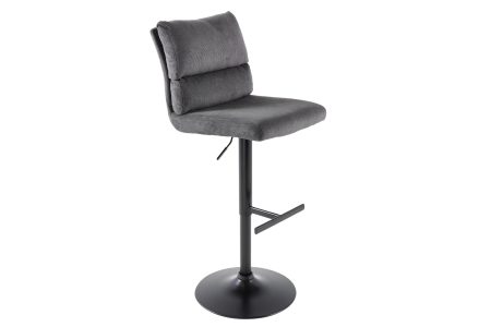 Scaune - Set 2 scaune de bar COMFORT gri, 64-85 cm