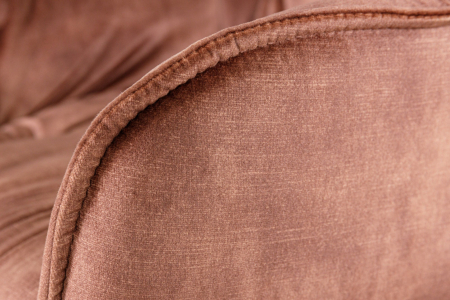 Set 2 scaune de bar MILANO din catifea maro, 75 cm [5]