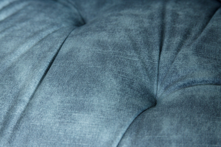 Set 2 scaune de bar MILANO din catifea turquoise, 75 cm [4]