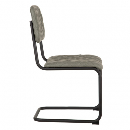 Set 2 scaune din metal și piele 47 X 52 X 87 CM [3]