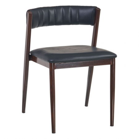 Scaune - Set 2 scaune din metal și piele 51 X 55 X 72 CM