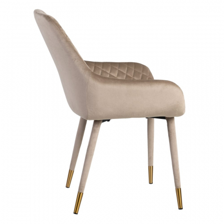 Set 2 scaune dining 56 X 57 X 86,50 CM, roz prăfuit [4]