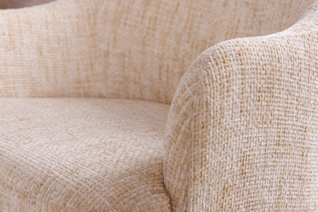 Set 2 scaune EXTRAVAGANCIA din chenille bej [3]