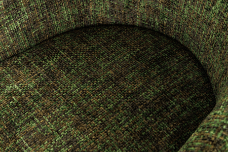 Set 2 scaune EXTRAVAGANCIA din chenille verde inchis [6]