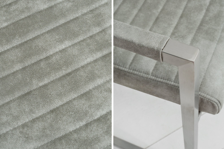 Set 2 scaune LOFT din microfibra gri beton  [5]