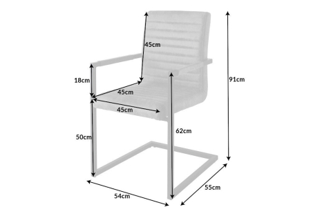 Set 2 scaune LOFT din microfibra vintage gri [8]