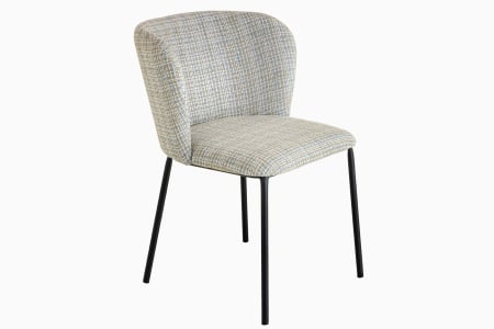 Scaune - Set 2 scaune LYON din tesatura boucle