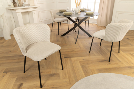 Set 2 scaune LYON din tesatura snur [3]