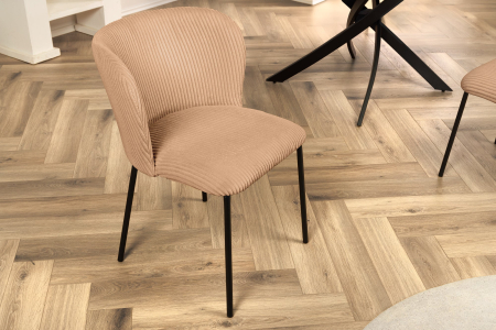 Set 2 scaune LYON din tesatura snur [2]