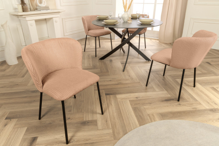 Set 2 scaune LYON din tesatura snur [3]