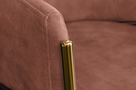 Set 2 scaune NOBLESSE din catifea roz [6]