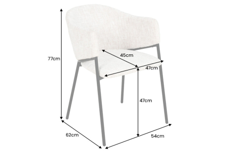 Set 2 scaune NOBLESSE galben mustar [9]