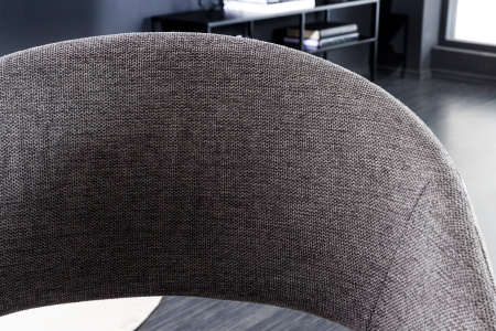 Set 2 scaune NORDIC STAR din material texturat gri [4]