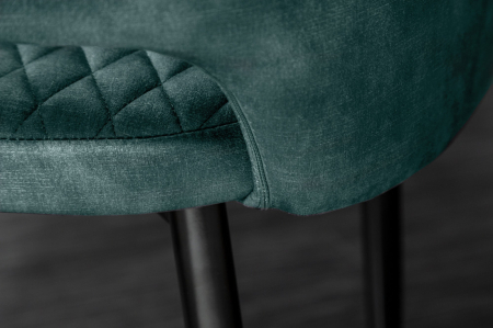 Set 2 scaune PARIS din catifea turquoise [7]