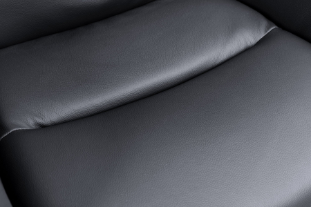 Set 2 scaune rotative BIG GEORGE 360° din microfibra si piele antracit [5]