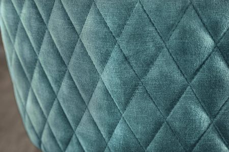 Set 2 scaune rotative EUPHORIA 180° din catifea turquoise [8]