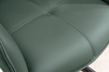 Set 2 scaune rotative EUPHORIA 180° din piele verde [5]