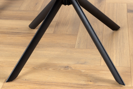 Set 2 scaune rotative LE GRAND 180° din material texturat si piele verde [8]