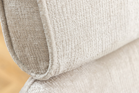 Set 2 scaune rotative UNIQUE 180° din chenille sampanie [6]