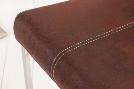 Set 2 scaune SAMSON din microfibra cafea [5]