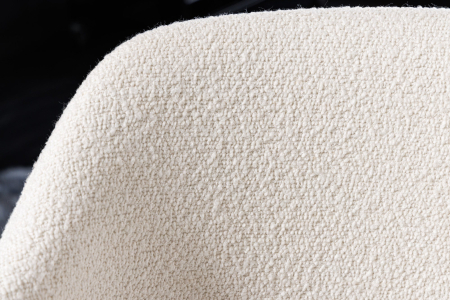 Set 2 scaune TRACY ALPINE din tesatura boucle alba [2]