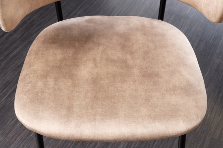 Set 2 scaune TRACY din catifea grej [6]