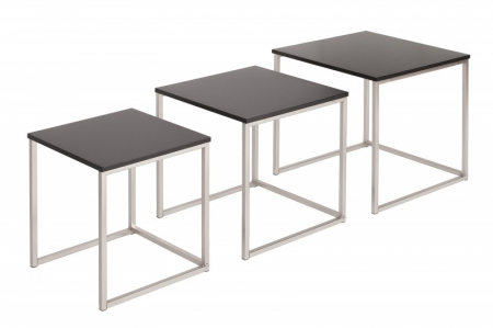 Set 3 masute New Elements cu blat din MDF si picioare din metal [6]